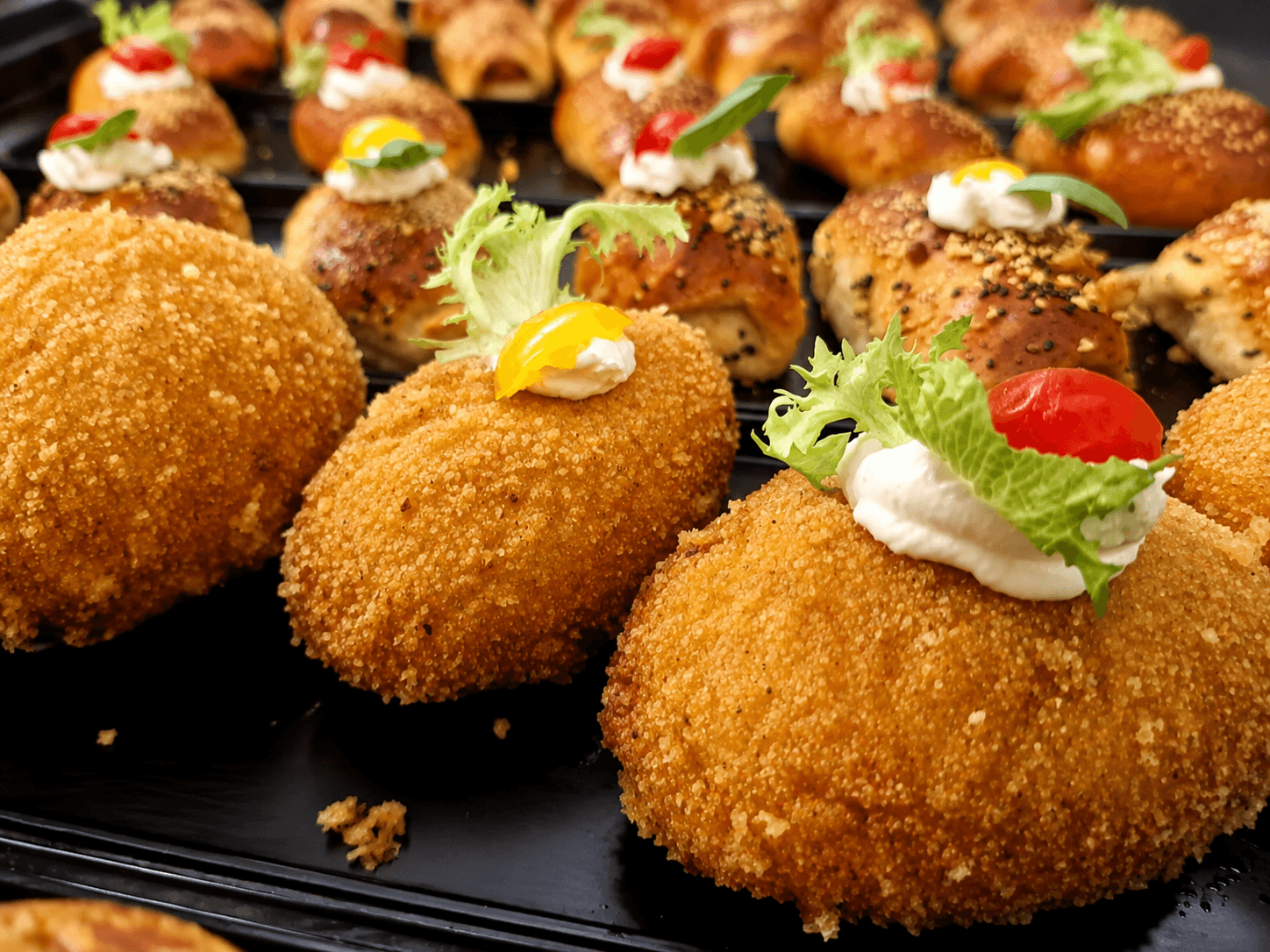 Bocconi fritti TERA con guarnizioni fresche